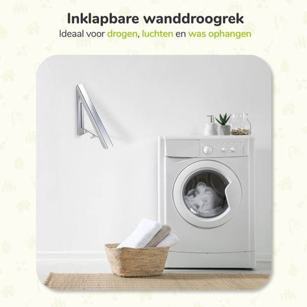 Wanddroogrek hangend - Kledinghanger - Dressboy - Droogrek muur - Wasrek Inklapbaar