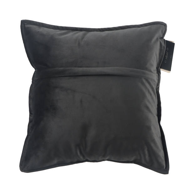 Pleafs Warmtekussen - Plush - Draadloos - 45x45cm - Onyx