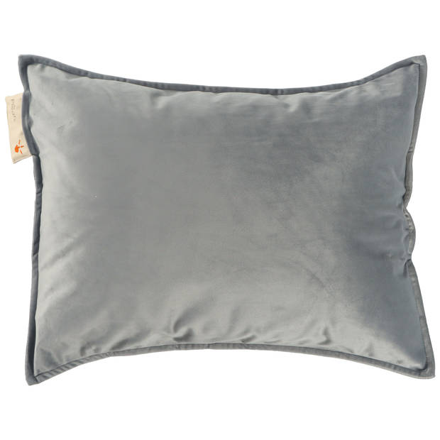 Pleafs Warmtekussen - Plush - Draadloos - 45x60cm - Black Coral