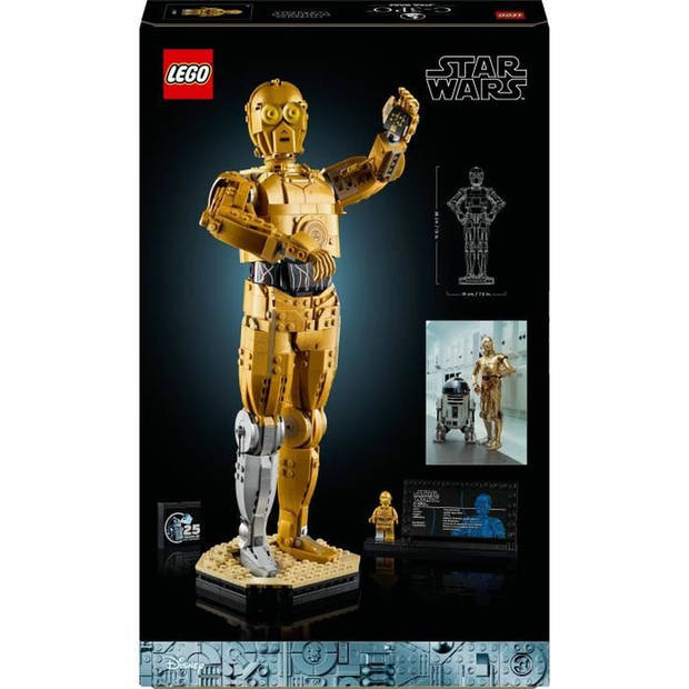 LEGO Star Wars 75398 C-3PO - bouwbare Droid-minifiguur - modelbouwset voor volwassenen