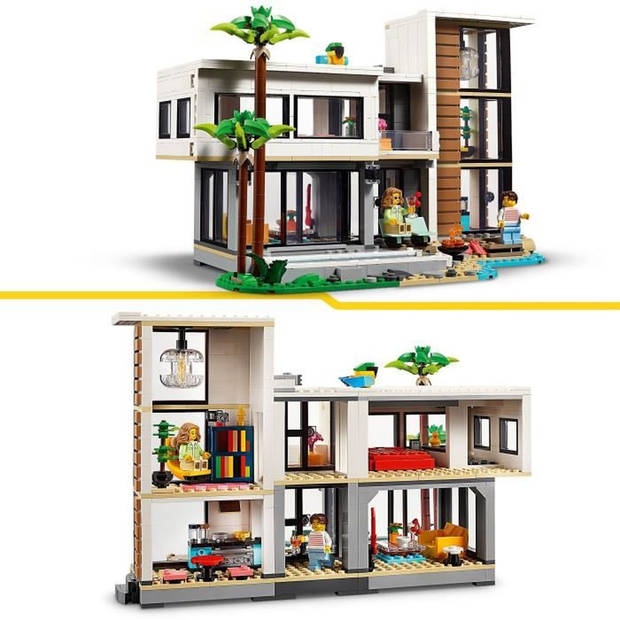 LEGO Creator 31153 Het moderne huis - verander in een gebouw of chalet van 3 verdiepingen