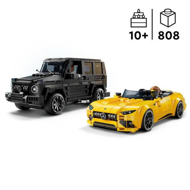 LEGO Speed Champions 76924 Mercedes-AMG G 63 en Mercedes-AMG SL 63, bouwbare auto's