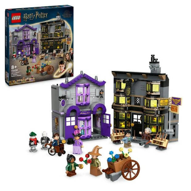 LEGO Harry Potter 76439 Olivander en Madame Guipure, confectiekleding voor magiërs en tovenaars