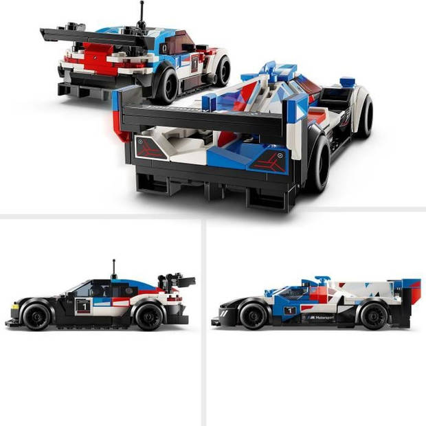 LEGO Speed Champions 76922 BMW M4 GT3 en BMW M Hybrid V8 racewagens, cadeau-idee