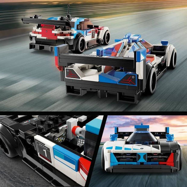 LEGO Speed Champions 76922 BMW M4 GT3 en BMW M Hybrid V8 racewagens, cadeau-idee