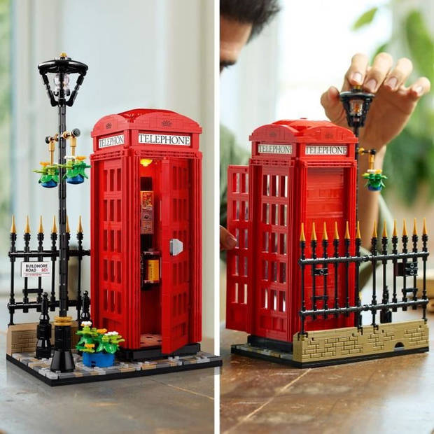 LEGO Ideas 21347 Londense telefooncel woondecoratie voor anglofielen