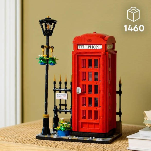 LEGO Ideas 21347 Londense telefooncel woondecoratie voor anglofielen