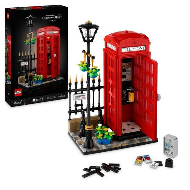 LEGO Ideas 21347 Londense telefooncel woondecoratie voor anglofielen