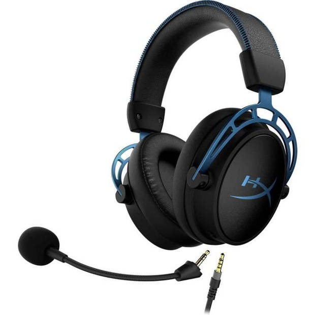 Bedrade gamingheadset - HyperX Cloud Alpha S - voor pc en console - zwart/blauw