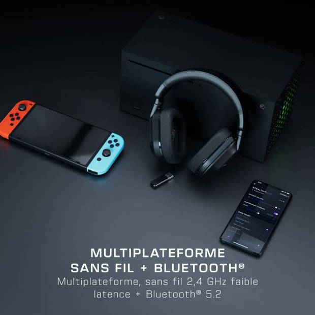 Draadloze gamingheadset voor meerdere platforms - TURTLE BEACH - Stealth™ 600 XB (Gen 3) - Zwart