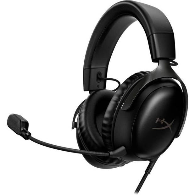 Bedrade gamingheadset - HyperX Cloud III - voor pc en console - Zwart