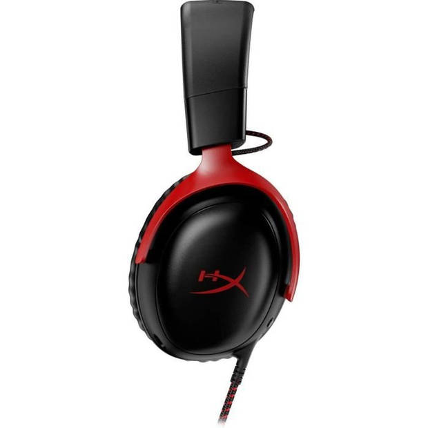 Bedrade gamingheadset - HyperX Cloud III - voor pc en console - zwart/rood