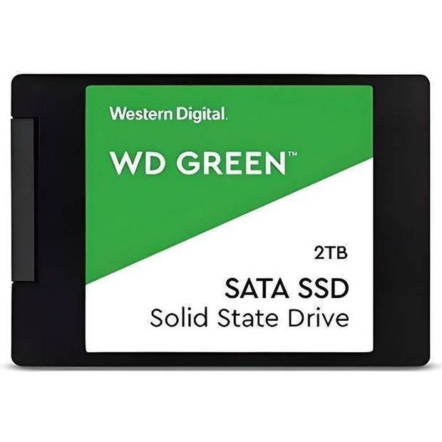 Western Digital Hard Drive SATA SSD - 2 TB Intern - 2.5 Formaat - Groen