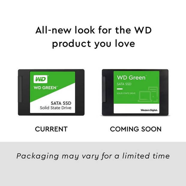 Western Digital Hard Drive SATA SSD - 2 TB Intern - 2.5 Formaat - Groen