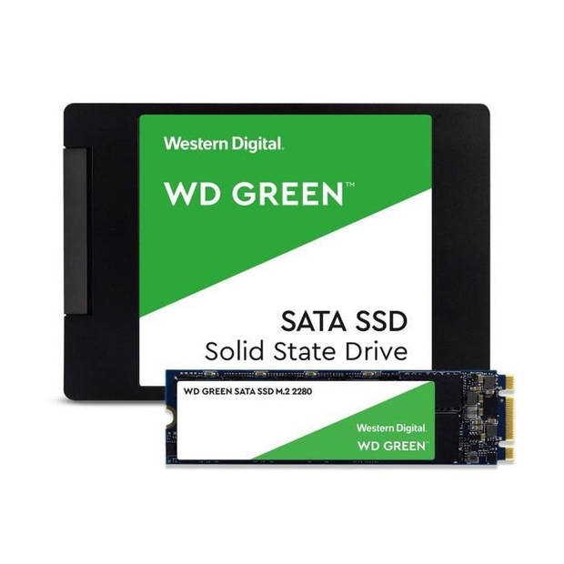 Western Digital Hard Drive SATA SSD - 2 TB Intern - 2.5 Formaat - Groen