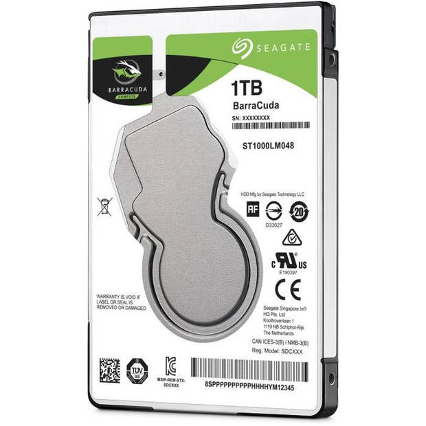 SEAGATE - Interne harde schijf - BarraCuda - 1To - 5.400 RPM - 2.5 (ST1000LM048)