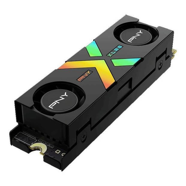 PNY - CS3150 XLR8 Gaming EPIC-X RGB - Interne SSD harde schijf - 1TB - M.2 NVMe - RGB koellichaam (M280CS3150XHS-1TB-RB)