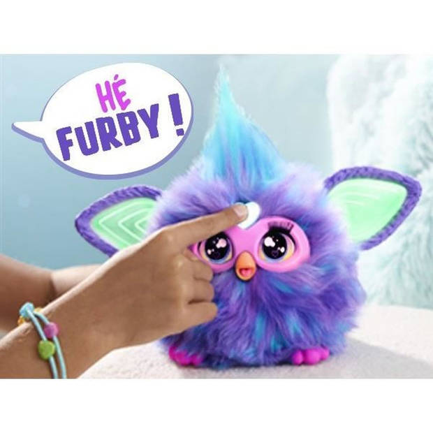 Purple Furby, 15 accessoires, interactief knuffeldier voor meisjes en jongens, stemgestuurde animatronic, vanaf 6 jaar