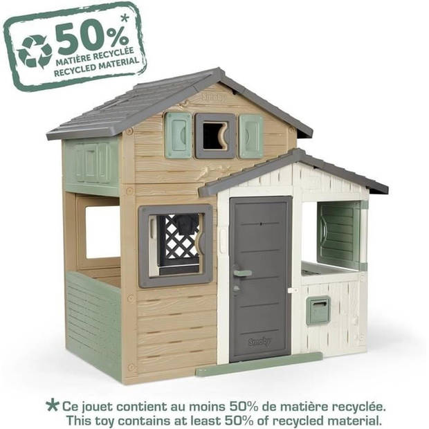 Smoby - Friends House Evolutief huis - 50% gerecycled materiaal - Vanaf 3 jaar oud