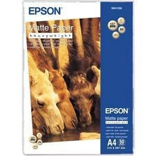 EPSON Mat fotopapier S041256 - 167 g / m2 - A4 - 50 vellen