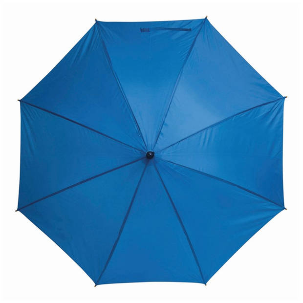 Rainmaster paraplu met houten handvat - blauw scherm - D103 cm - Paraplu's