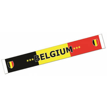 Belgie supporters sjaal 150 cm - Verkleedsjaals