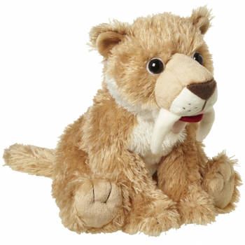 Pluche Sabeltand tijger knuffeldier 24 cm - Knuffeldier