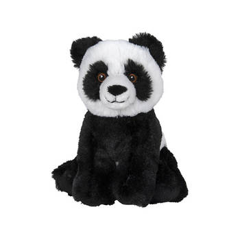 Pluche knuffel panda beer van 16 cm - Knuffeldier