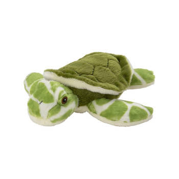 Pluche knuffel zeeschildpad van 19 cm - Knuffeldier