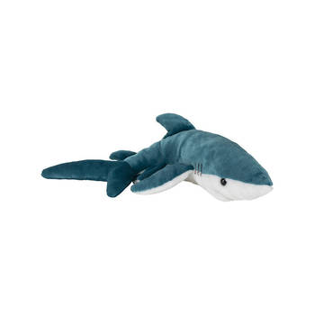 Pluche Blauwe Haai knuffel van 40 cm - Knuffel zeedieren