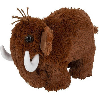 Bruine mammoeten knuffels 26 cm knuffeldieren - Knuffeldier