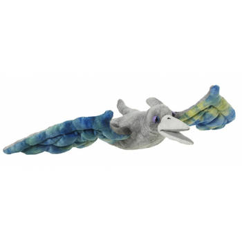 Nature Planet Pterosaurus dinosaurus pluche knuffel - 48 cm - speelgoed dinosaurussen knuffels - Knuffeldier