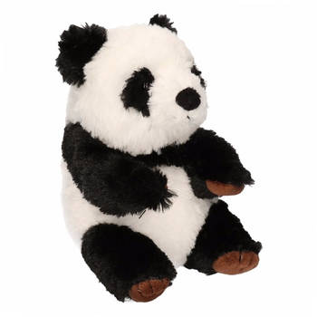 Zittende panda beer 19 cm - Knuffeldier