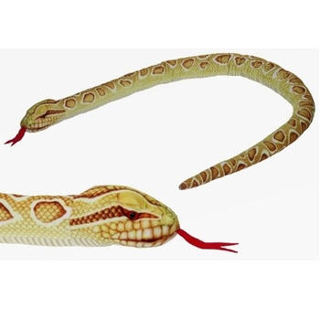 Gevlekte python slangen knuffels 150 cm knuffeldieren - Knuffeldier