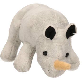 Pluche knuffel dieren Neushoorn van 23 cm - Knuffeldier