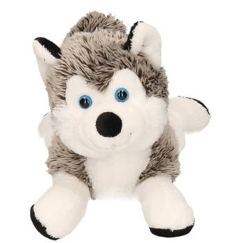 Zachte husky knuffel 24 cm - Knuffel huisdieren