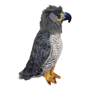 Pia Toys Knuffeldier Arend/Adelaar - grijs/wit - premium kwaliteit knuffels - Roofvogels - 36 cm - Vogel knuffels