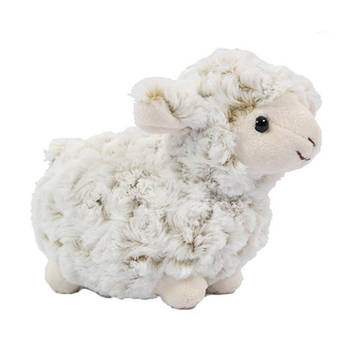 Pia Toys Knuffeldier Schaap/lammetje - zachte pluche stof - premium kwaliteit knuffels - wit - 20 cm - Knuffel boederijd