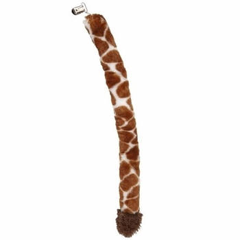 Pluche giraffe staart 50 cm - Verkleedattributen