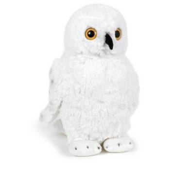 Pluche sneeuwuil wit knuffel vogel 33 cm knuffeldieren - Vogel knuffels