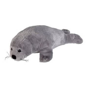 Grijze zeehond knuffel 30 cm knuffeldieren - Knuffel zeedieren