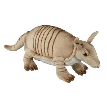 Ravensden Pluche bruin gordeldier knuffel 28 cm - Armadillen knuffels - Knuffeldieren/knuffelbeest - Knuffeldier