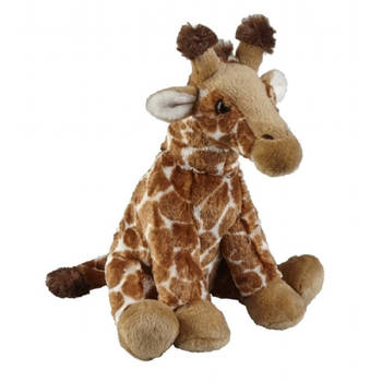 Gevlekte giraffe knuffel 30 cm knuffeldieren - Knuffeldier