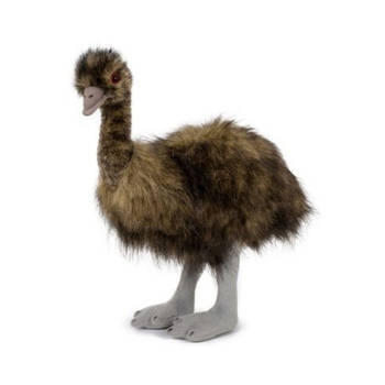 Semo Pluche emoe/struisvogel knuffel - 38 cm - Loopvogel dierenknuffels - knuffeldieren - Vogel knuffels