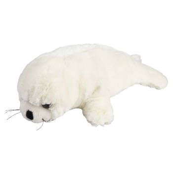 Pluche knuffel dieren Witte Zeehond pup 30 cm - Knuffeldier