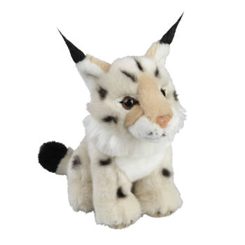 Pluche knuffel dieren Lynx 18 cm - Knuffeldier