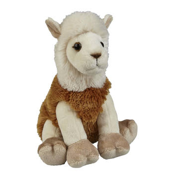 Pluche knuffel dieren Lama 19 cm - Knuffeldier