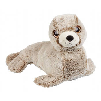 Bruine zeehond knuffel 36 cm knuffeldieren - Knuffel zeedieren