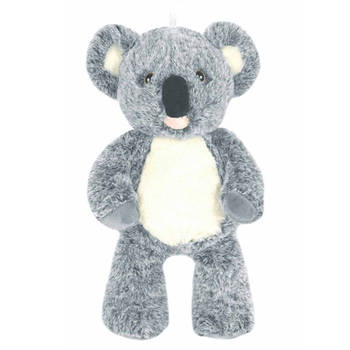 Knuffeldier Koala Aussie - zachte pluche stof - dieren knuffels - grijs - 25 cm - Knuffeldier