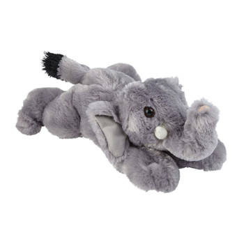 Pluche knuffel dieren Olifant 25 cm - Knuffeldier